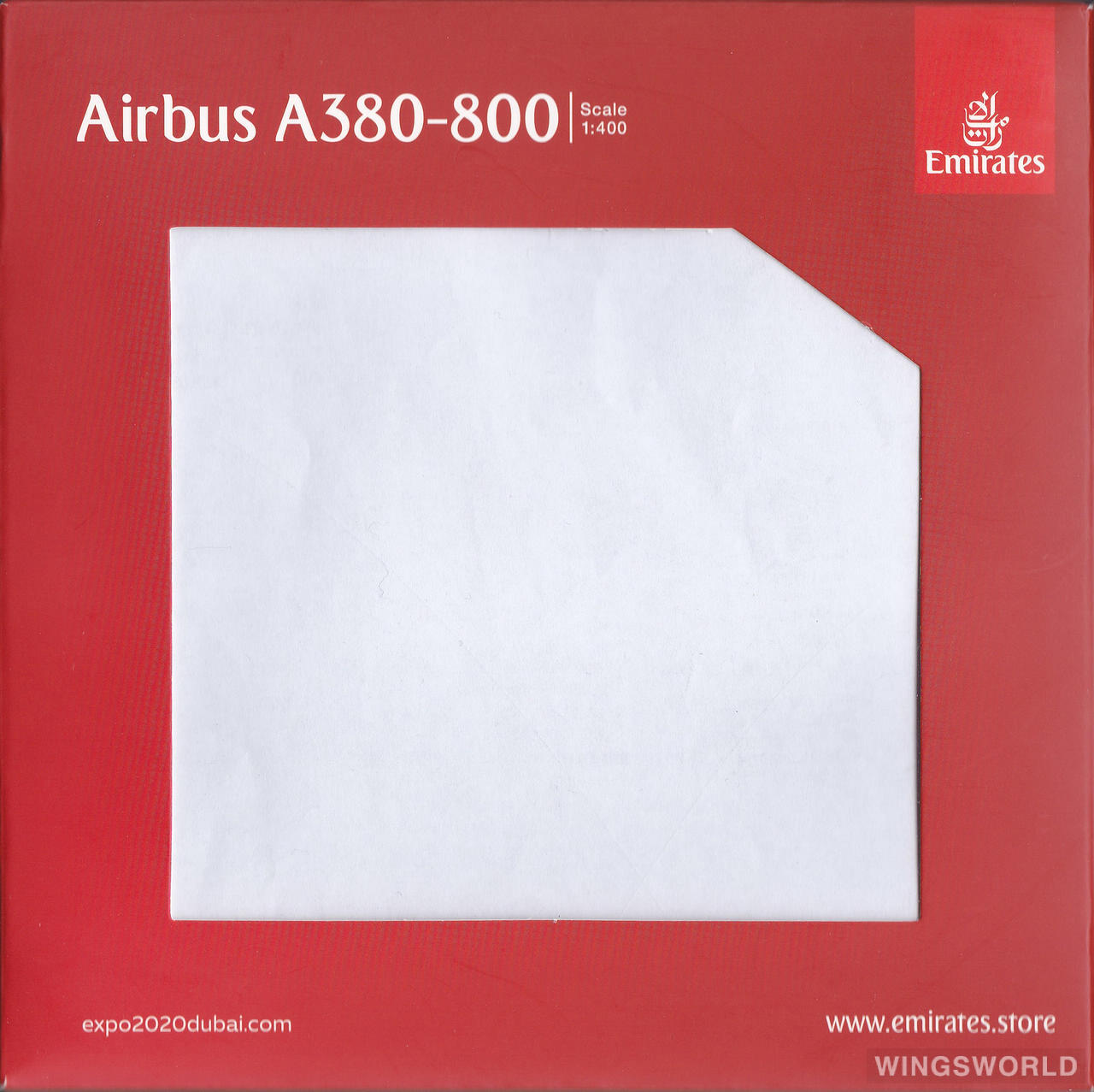 Geminijets 1:400 GJUAE1771 Emirates 阿联酋航空 Airbus A380-800 A6-EUC