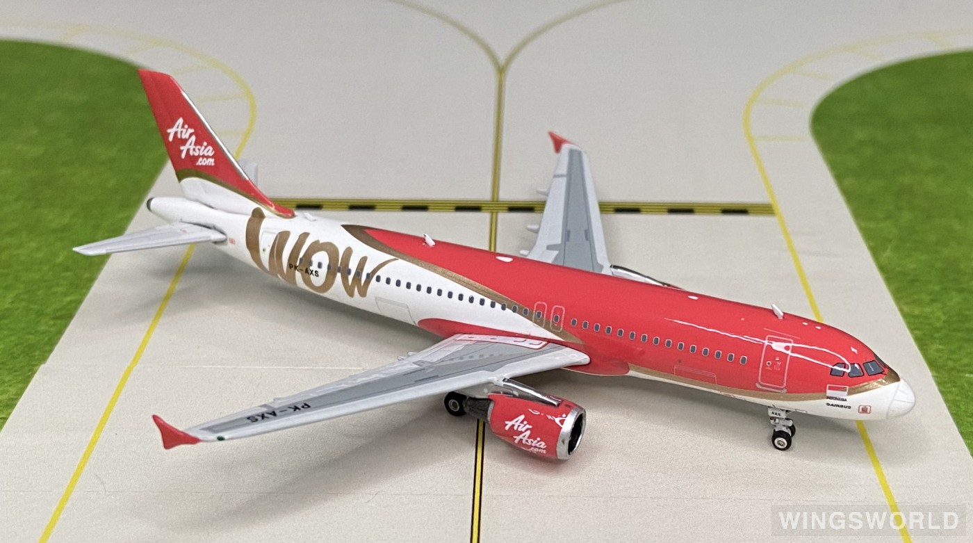 Phoenix 1:400 PH11386 AirAsia 亚洲航空 Airbus A320 PK-AXS