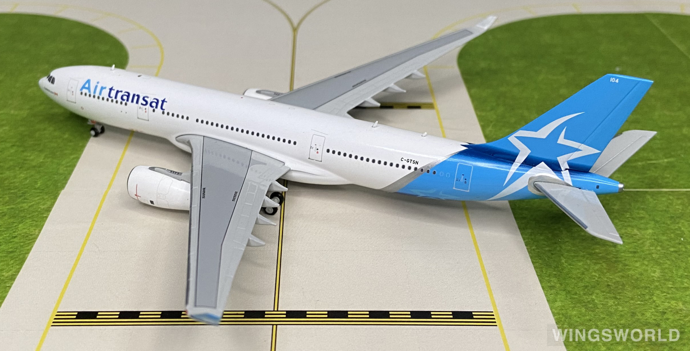 Geminijets 1:400 GJTSC1744 Air Transat 越洋航空 Airbus A330-200 C-GTSN