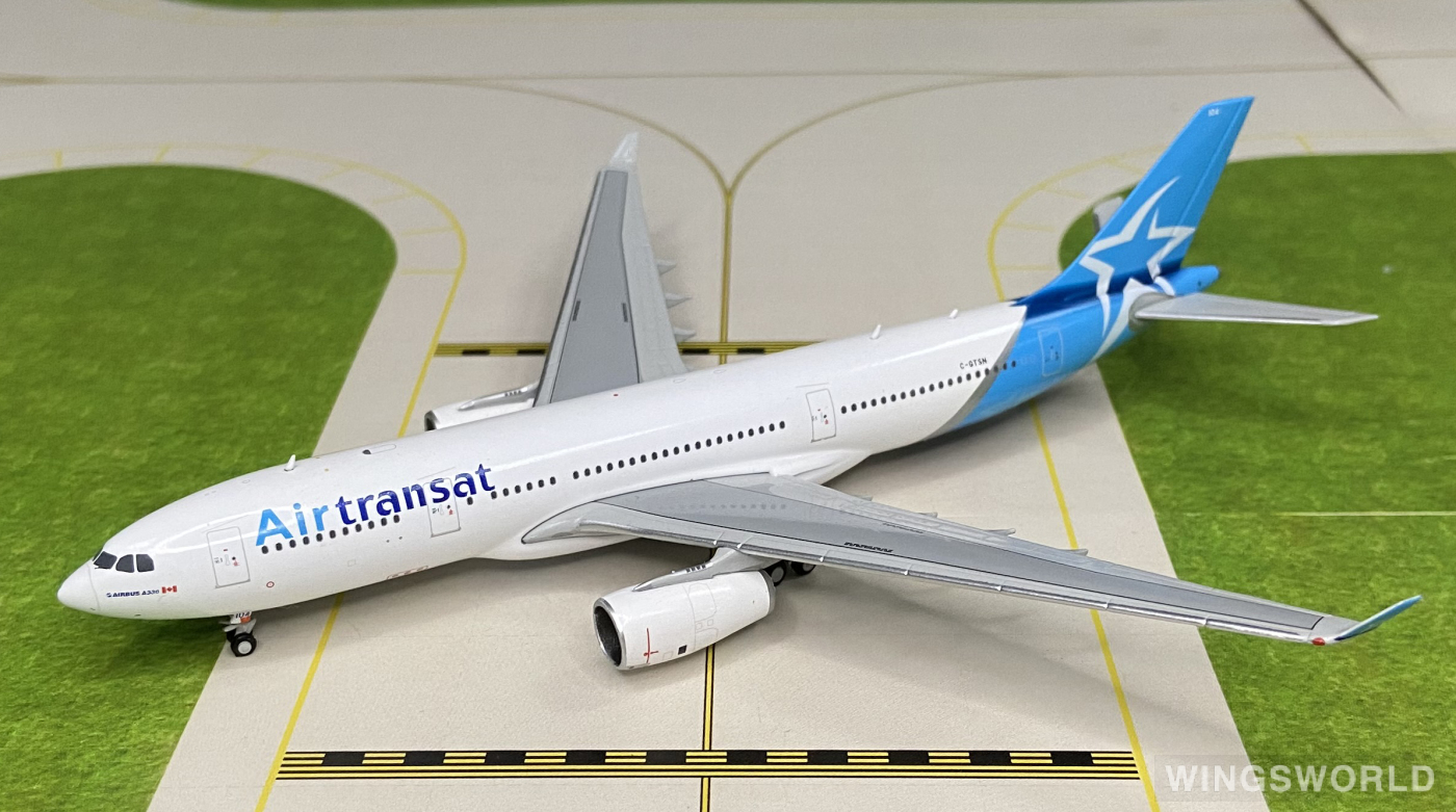 Geminijets 1:400 GJTSC1744 Air Transat 越洋航空 Airbus A330-200 C-GTSN