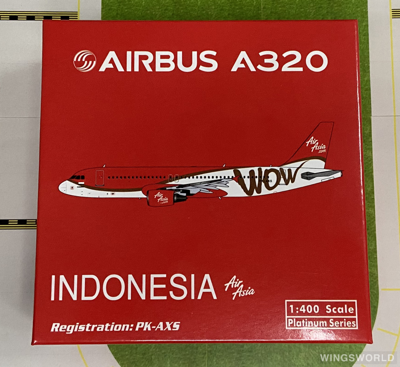 Phoenix 1:400 PH11386 AirAsia 亚洲航空 Airbus A320 PK-AXS