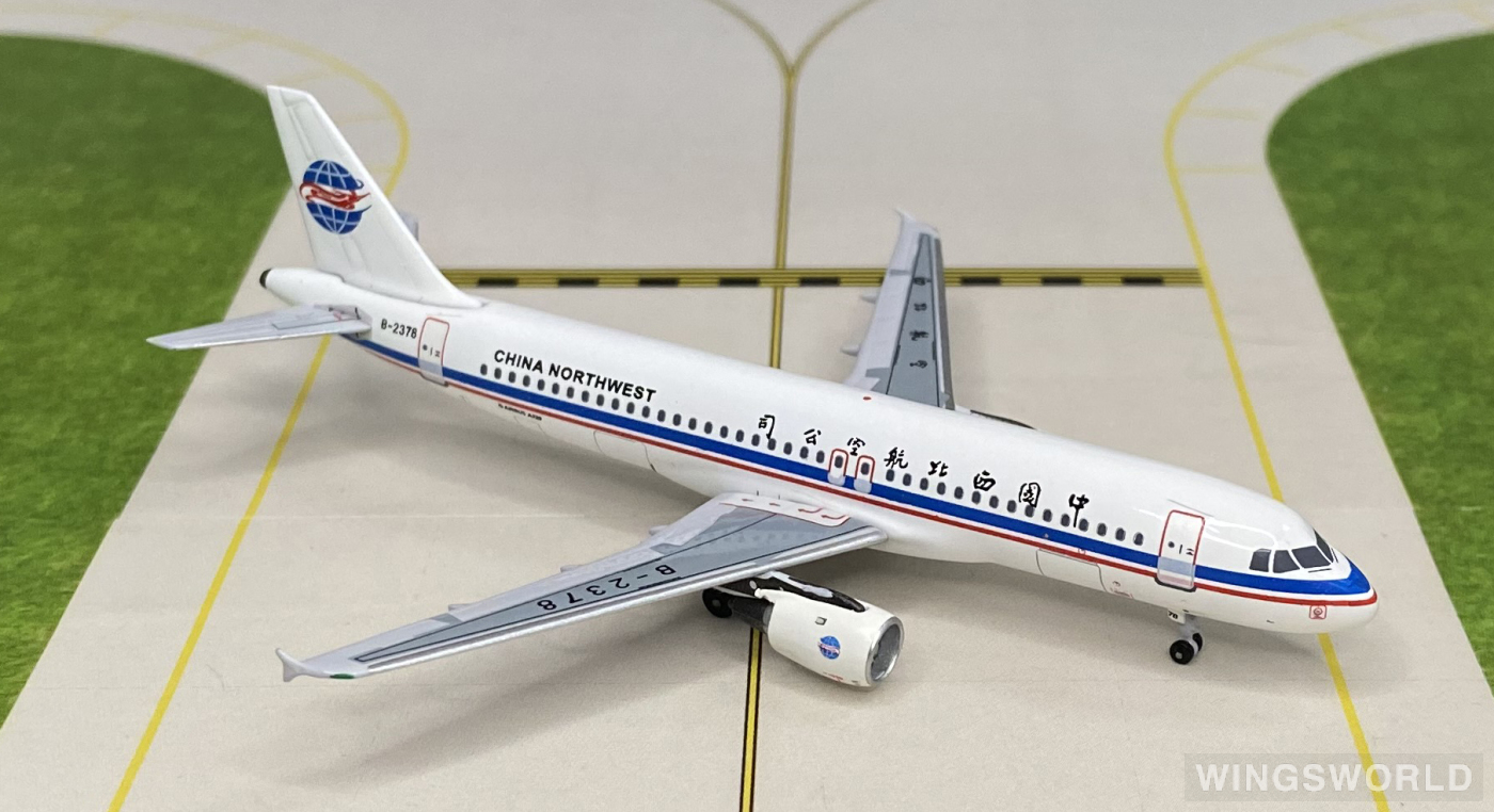 AeroClassics 1:400 ACB2378 China Northwest Airlines 中国西北航空 Airbus A320 B-2378