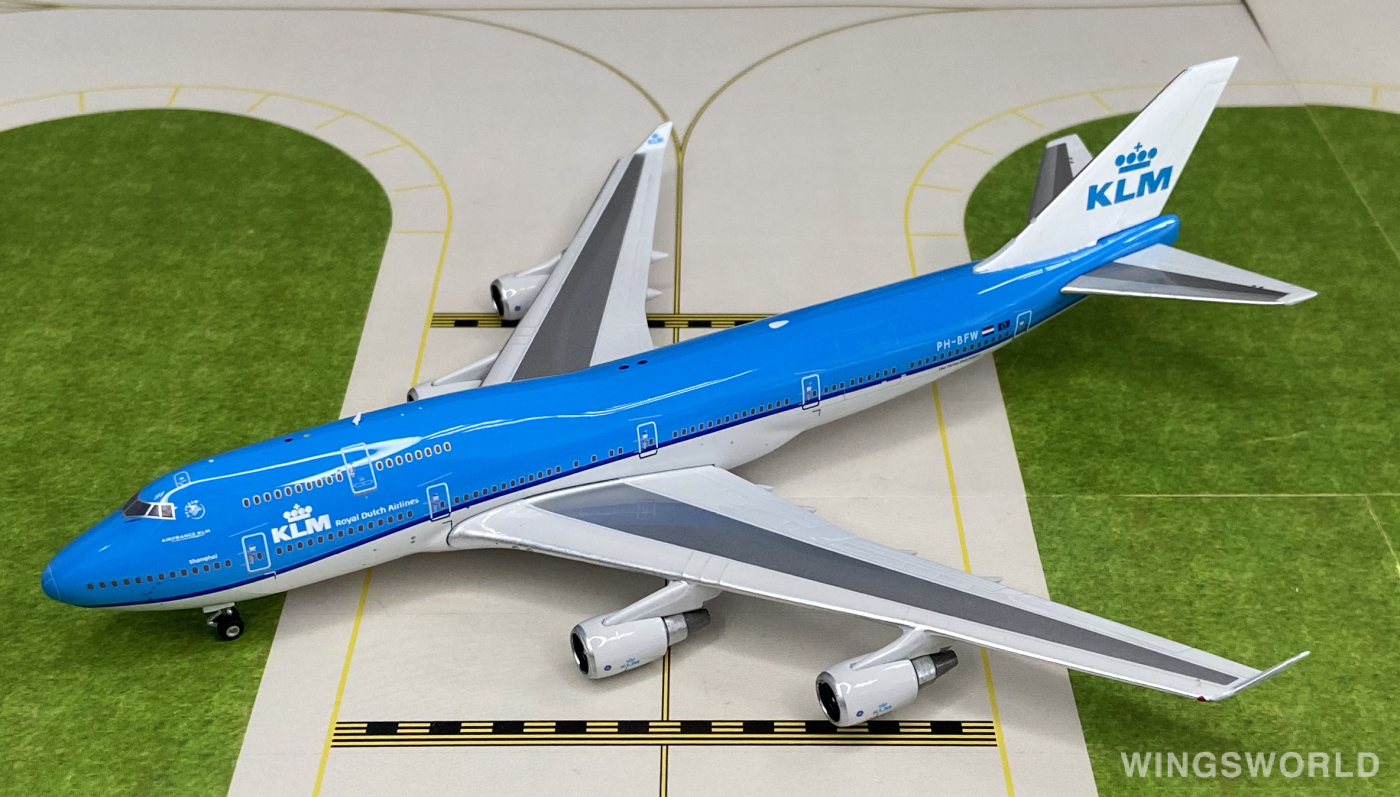 Phoenix 1:400 PH04202 KLM 荷兰皇家航空 Boeing 747-400 PH-BFW