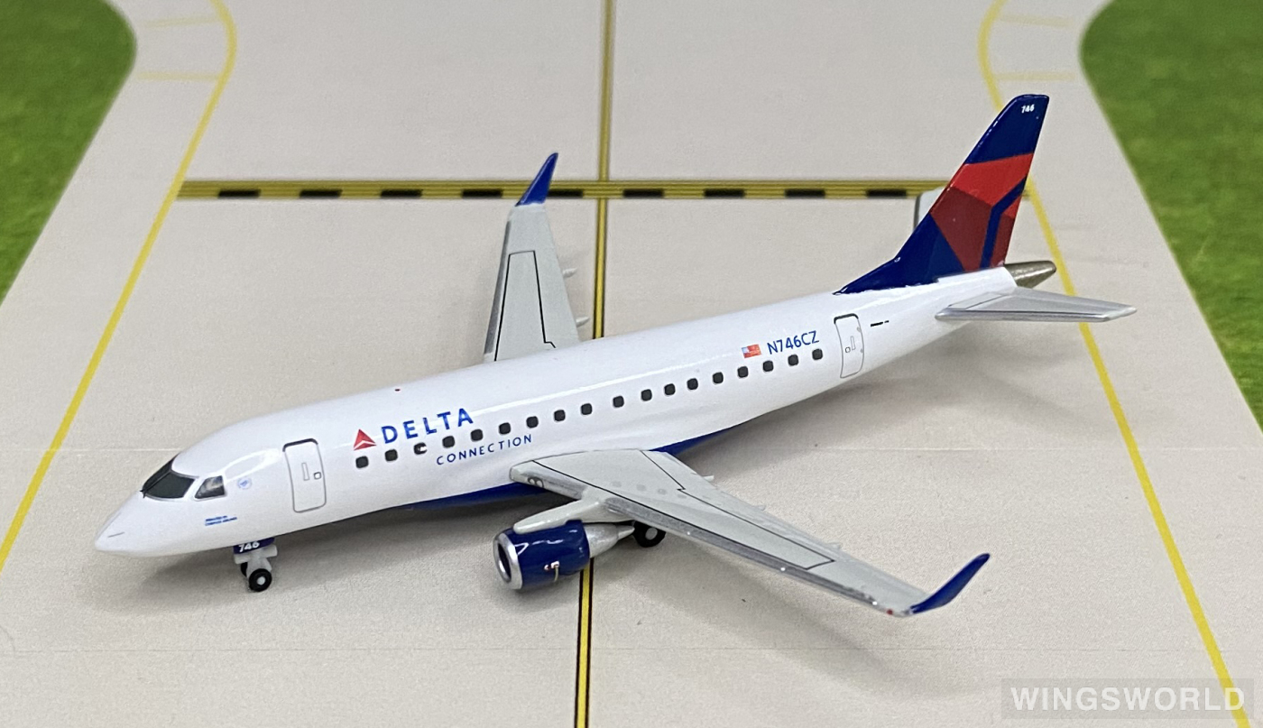 Herpa 1:400 562324 Delta Air Lines 达美航空 Embraer ERJ-170 N746CZ