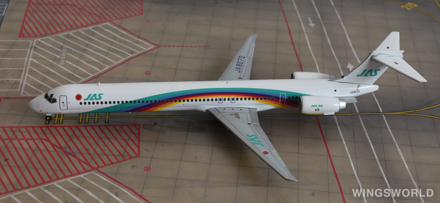 Hogan 1:200 BJE3040 JAS 日本佳速航空 McDonnell Douglas MD-90 JA8070