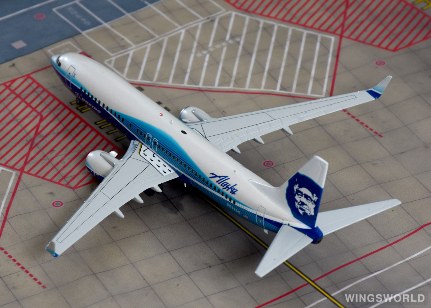 Geminijets 1:200 G2ASA068 Alaska Airlines 阿拉斯加航空 Boeing 737-800 N512AS