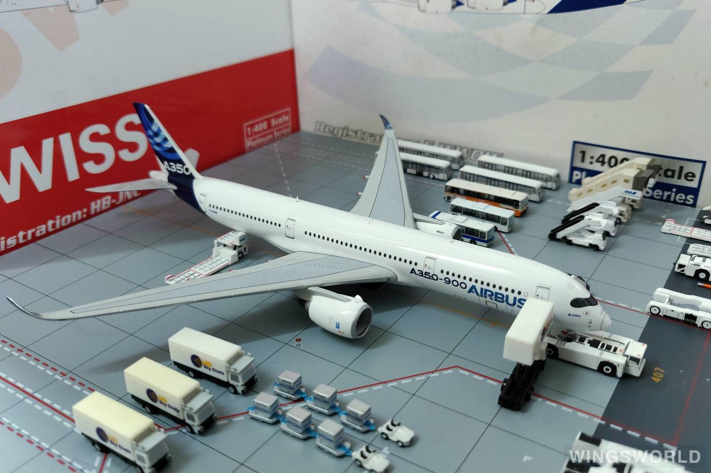 JC Wings 1:400 XX4735 Airbus 空中客车 Airbus A350-900 F-WXWB
