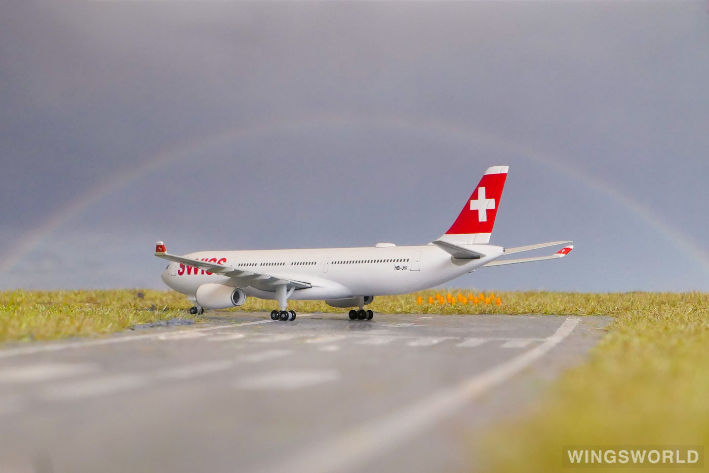 Herpa 1:500 523134-003 Swiss 瑞士国际航空 Airbus A330-300 HB-JHI