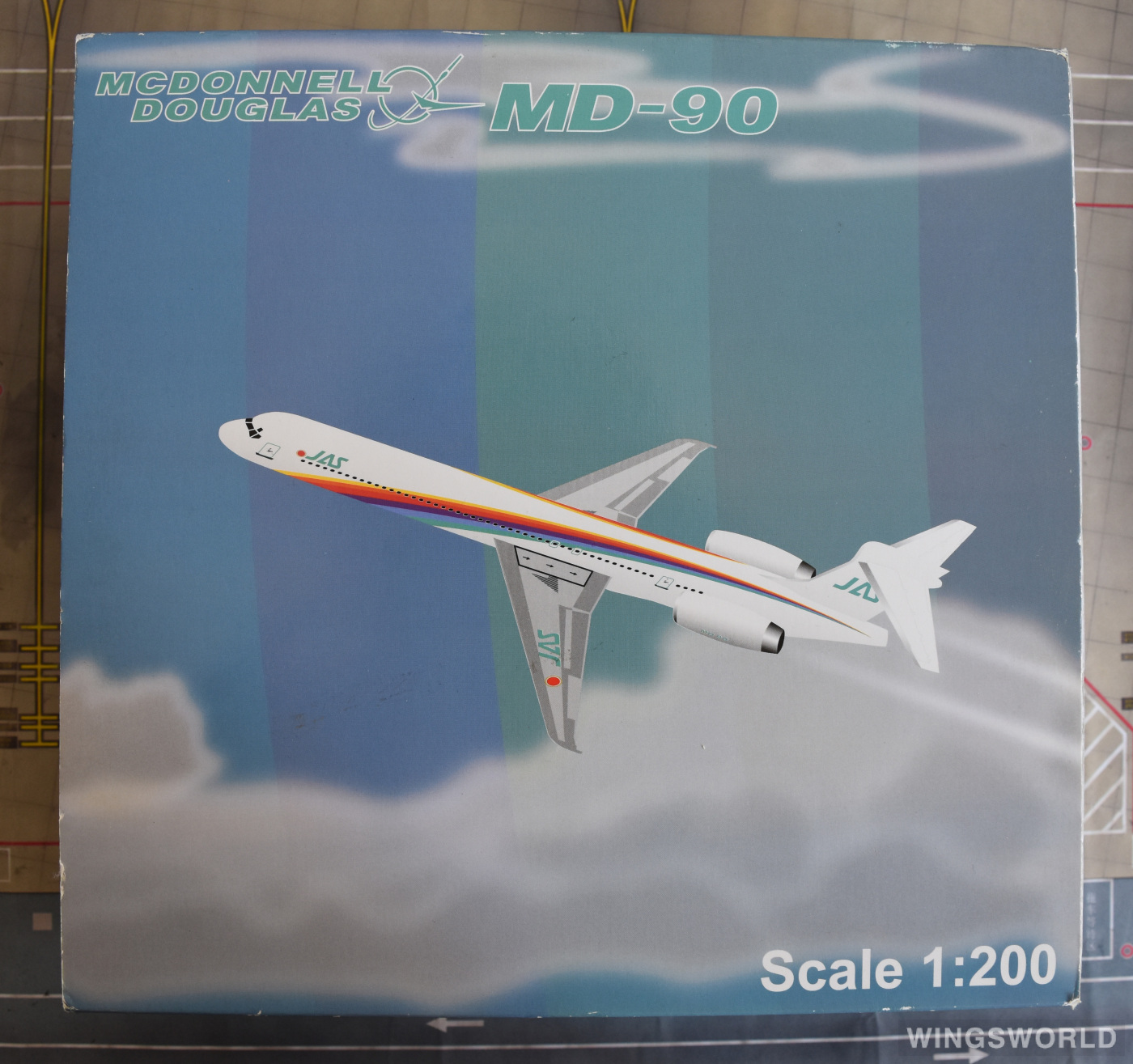 Aviation200 1:200 JXL031A JAS 日本佳速航空 McDonnell Douglas MD-90 JA8029