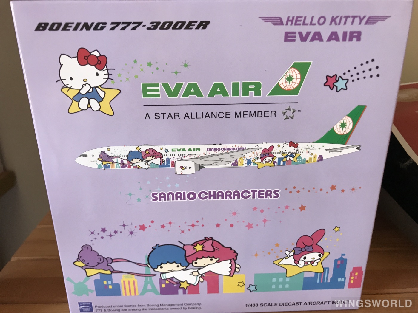 JC Wings 1:400 XX4031 EVA Air 长荣航空 Boeing 777-300ER B-16722