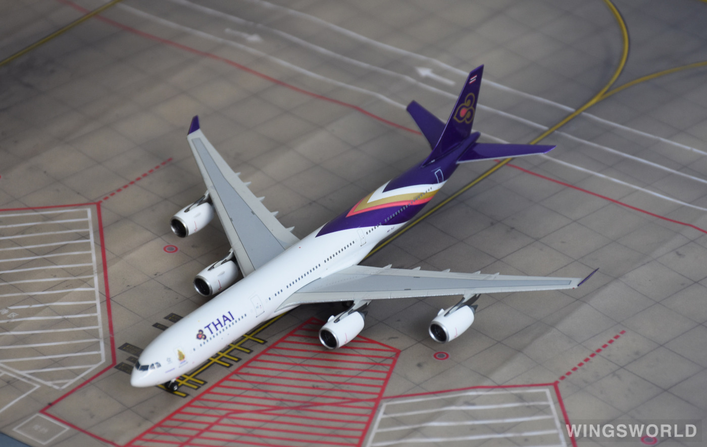 Phoenix 1:400 PH10542 Thai Airways 泰国国际航空 Airbus A340-500 HS-TLC