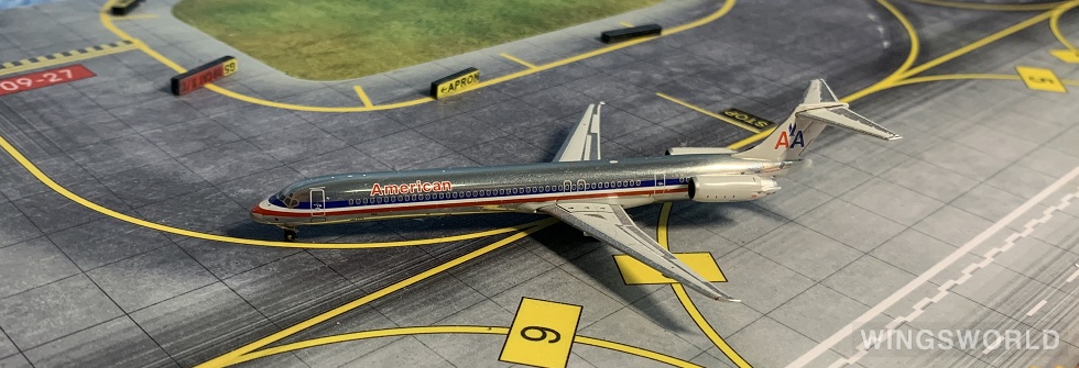 Geminijets 1:400 GJAAL1794 American Airlines 美国航空 McDonnell Douglas MD-82 N9621A