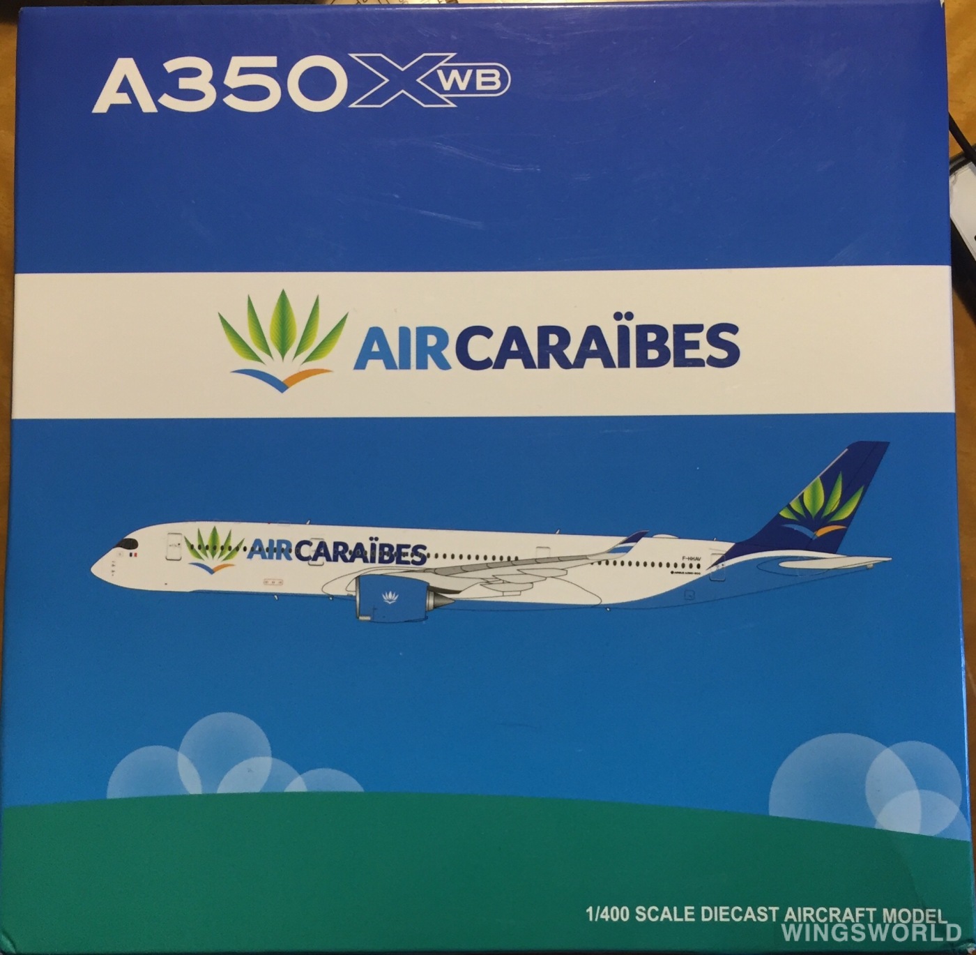 JC Wings 1:400 LH4044 Air Caraibes 加勒比航空 Airbus A350-900 F-HHAV