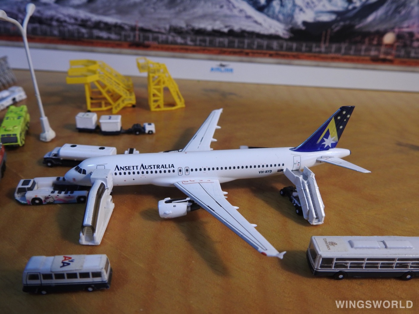 AeroClassics 1:400 ACVHHYD Ansett 澳洲安捷航空 Airbus A320 VH-HYD