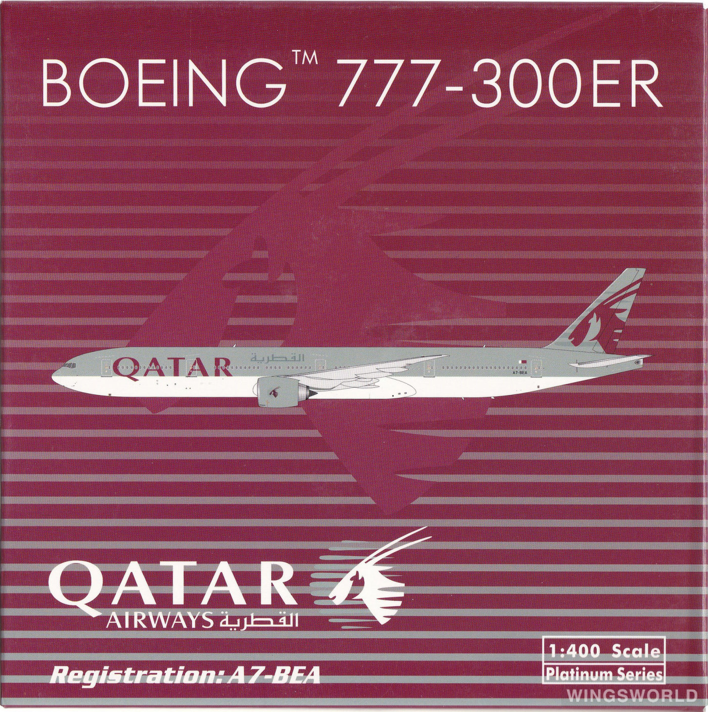 Phoenix 1:400 PH10888 Qatar 卡塔尔航空 Boeing 777-300 A7-BEA