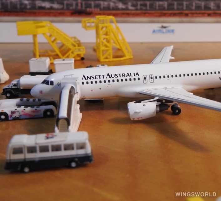 AeroClassics 1:400 ACVHHYD Ansett 澳洲安捷航空 Airbus A320 VH-HYD