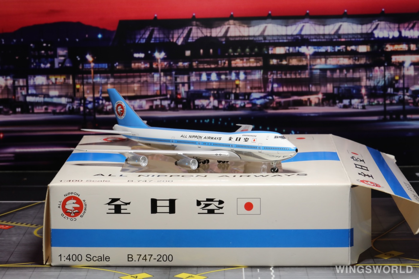 Big Bird 1:400 BB4-2005-031 ANA 全日空 Boeing 747-100 JA8136