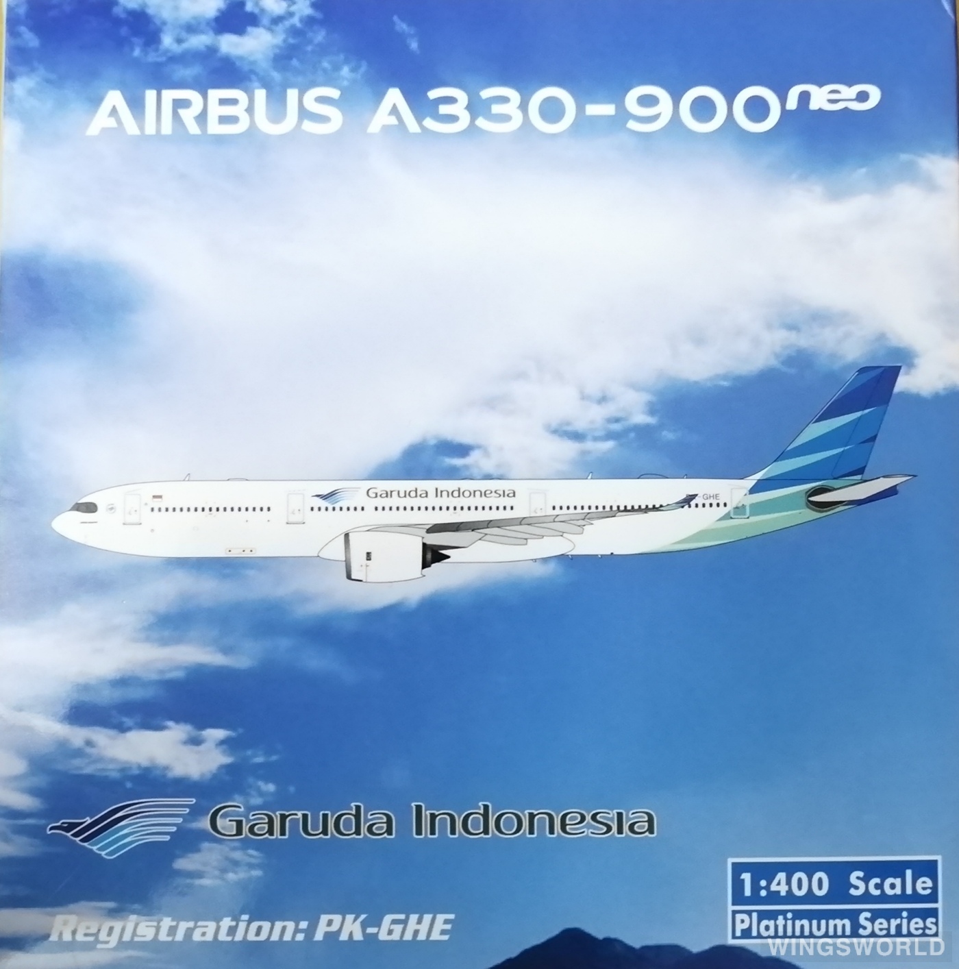 Phoenix 1:400 PH11588 Garuda Indonesia 印度尼西亚鹰航 Airbus A330-900neo PK-GHE