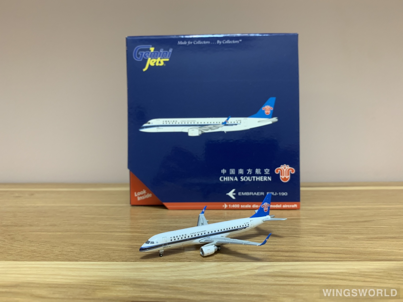 Geminijets 1:400 GJCSN1522 China Southern 中国南方航空 Embraer ERJ-190 B-3148