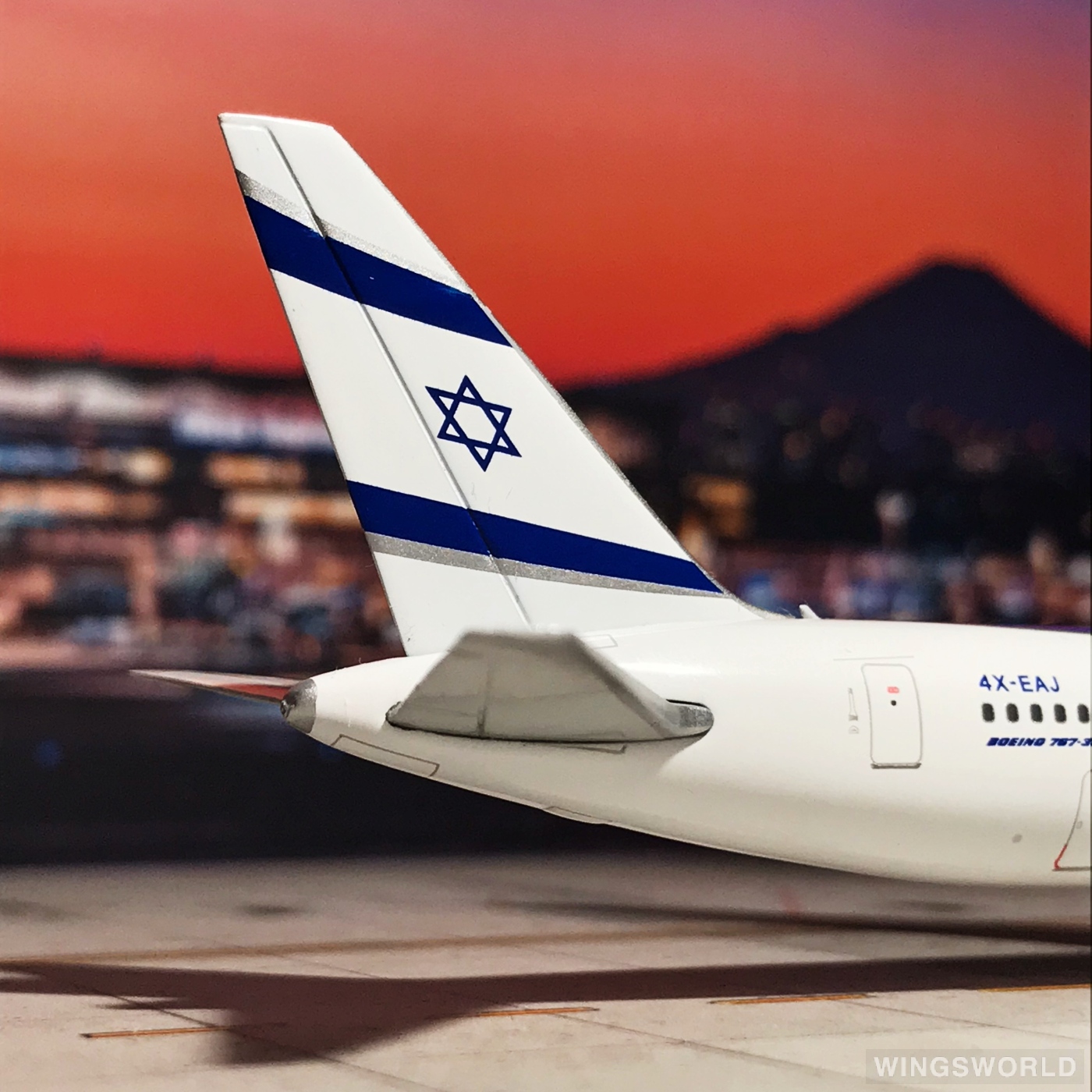 JC Wings 1:400 XX4157 El Al 以色列航空 Boeing 767-300 4X-EAJ