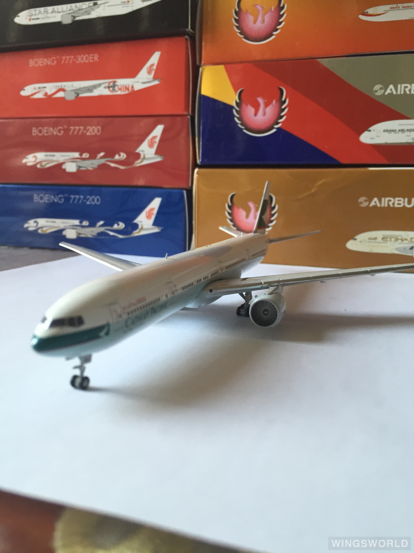 JC Wings 1:400 XX4913 Cathay Pacific 国泰航空 Boeing 777-300 B-KQX