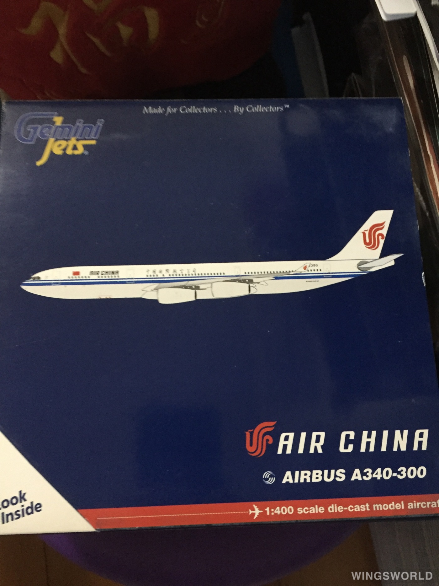 Geminijets 1:400 GJCCA648 Air China 中国国际航空 Airbus A340-300 B-2386