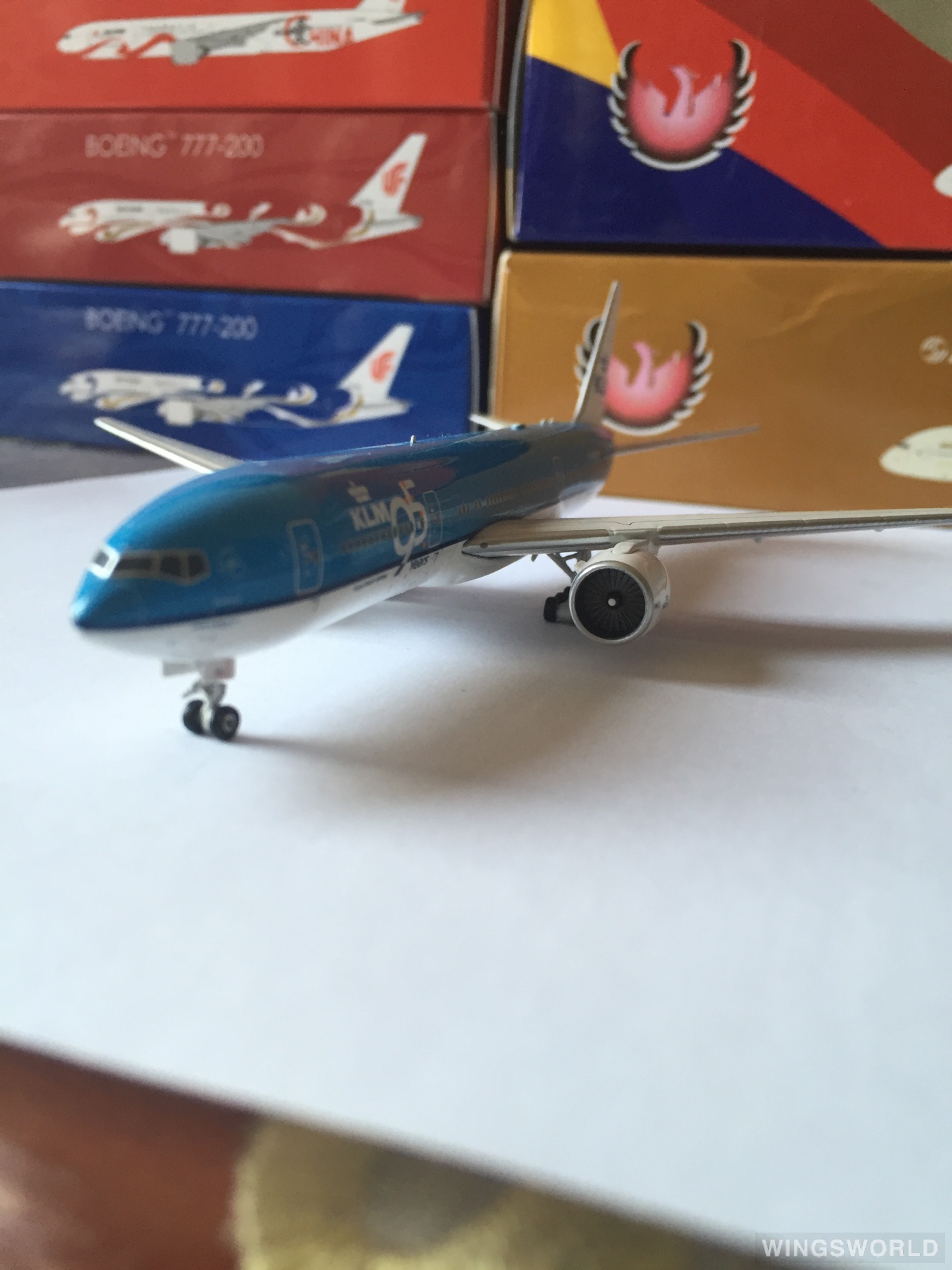 Phoenix 1:400 PH11053 KLM 荷兰皇家航空 Boeing 777-200 PH-BQB