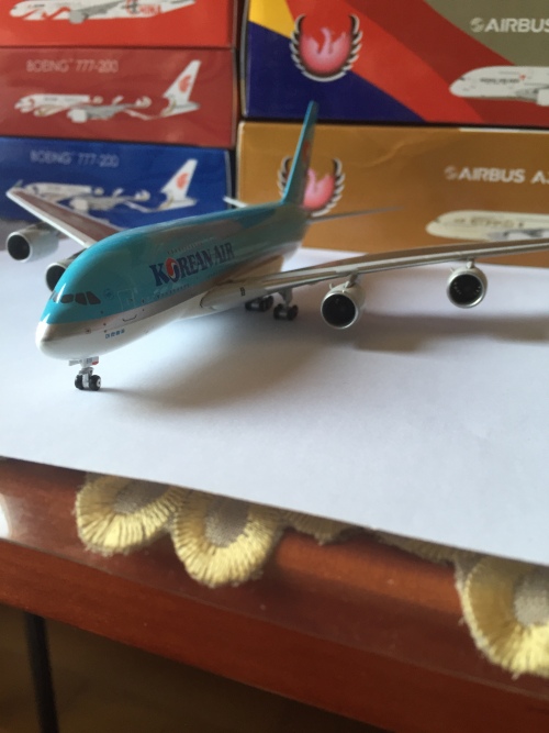 Korean Air 大韩航空 Airbus A380-800 HL7619  A13087 Apollo 1:400