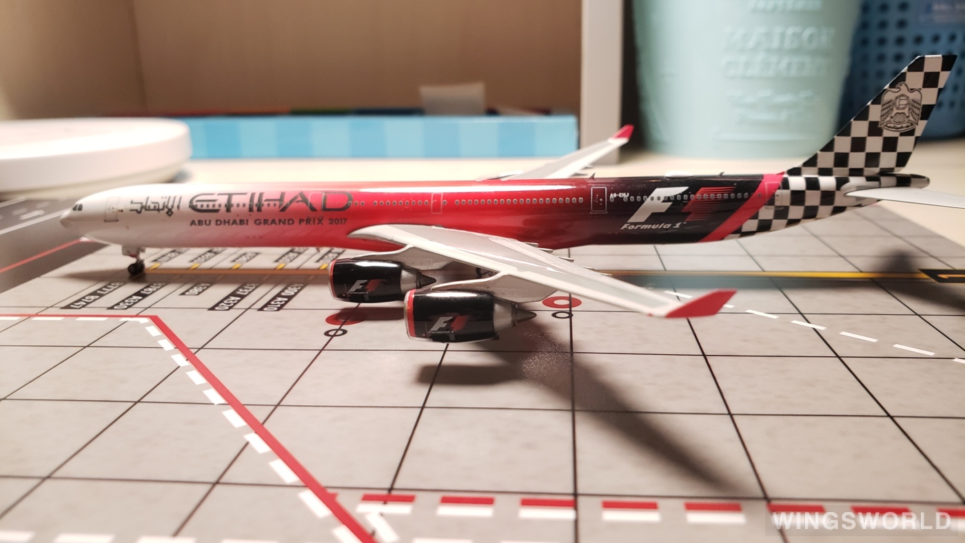 Phoenix 1:400 PH11385 Etihad Airways 阿提哈德航空 Airbus A340-600 A6-EHJ