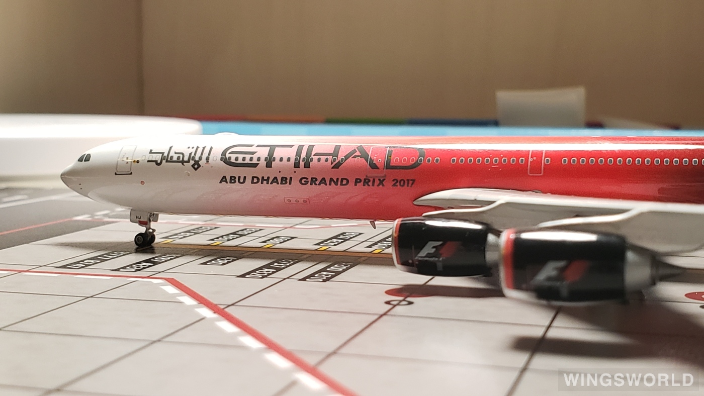 Phoenix 1:400 PH11385 Etihad Airways 阿提哈德航空 Airbus A340-600 A6-EHJ