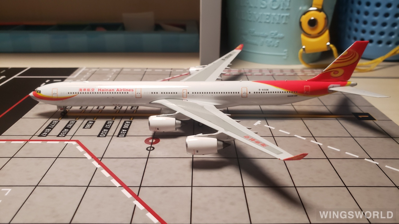 Phoenix 1:400 PH11225 Hainan Airlines 海南航空 Airbus A340-600 B-6510