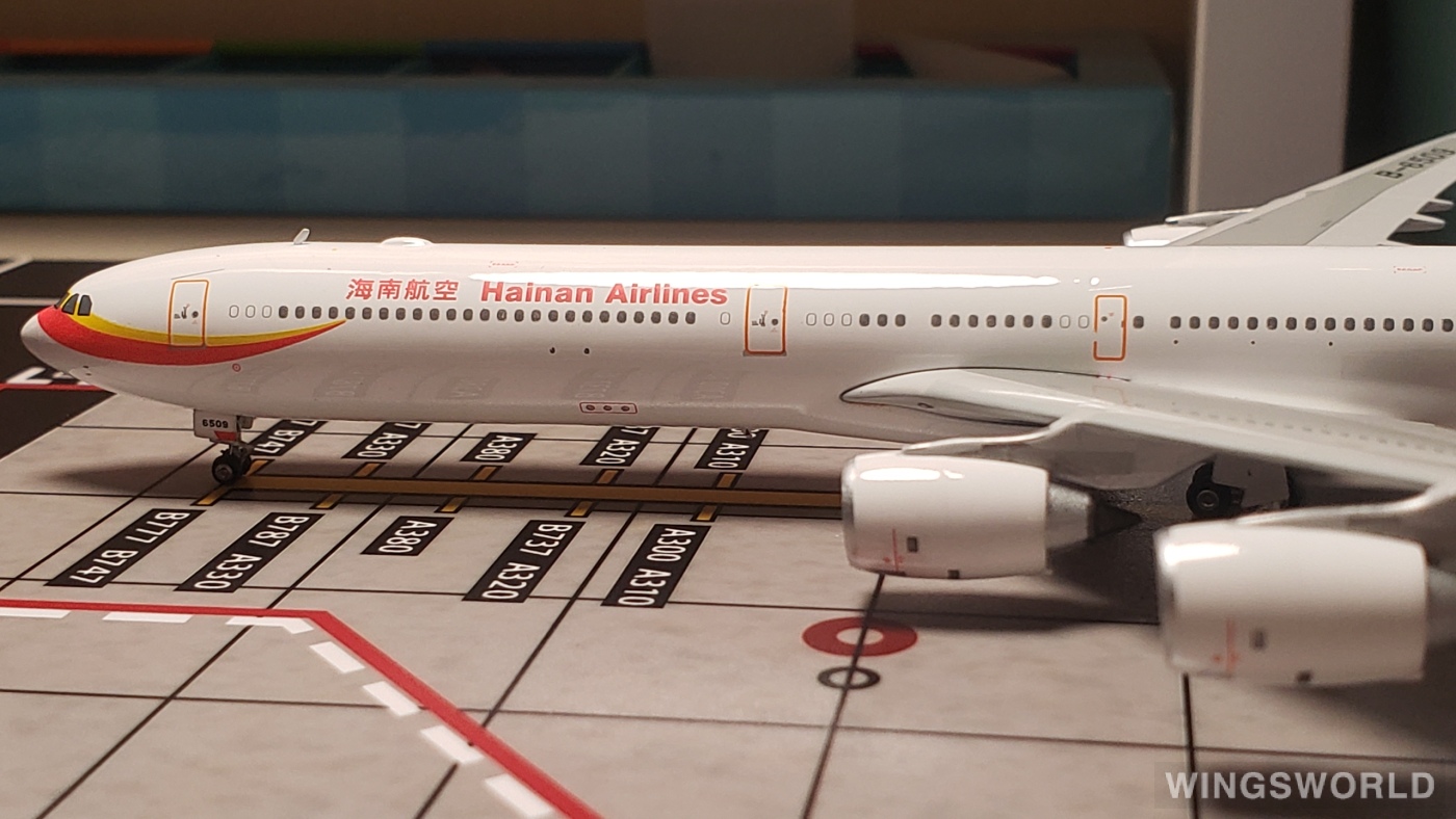 Phoenix 1:400 PH11224 Hainan Airlines 海南航空 Airbus A340-600 B-6509