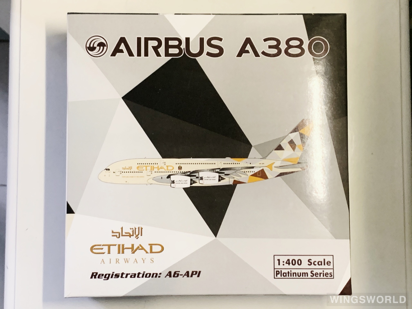 Phoenix 1:400 PH11441 Etihad Airways 阿提哈德航空 Airbus A380-800 A6-API