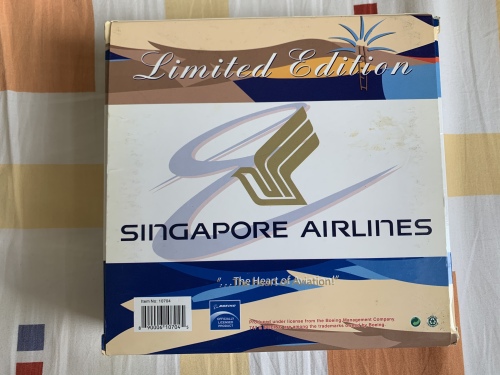 Singapore Airlines 新加坡航空 Boeing 747-400 9V-SPK 