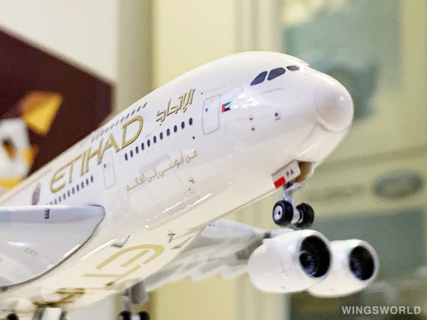 Phoenix 1:400 PH11026 Etihad Airways 阿提哈德航空 Airbus A380-800 A6-APA