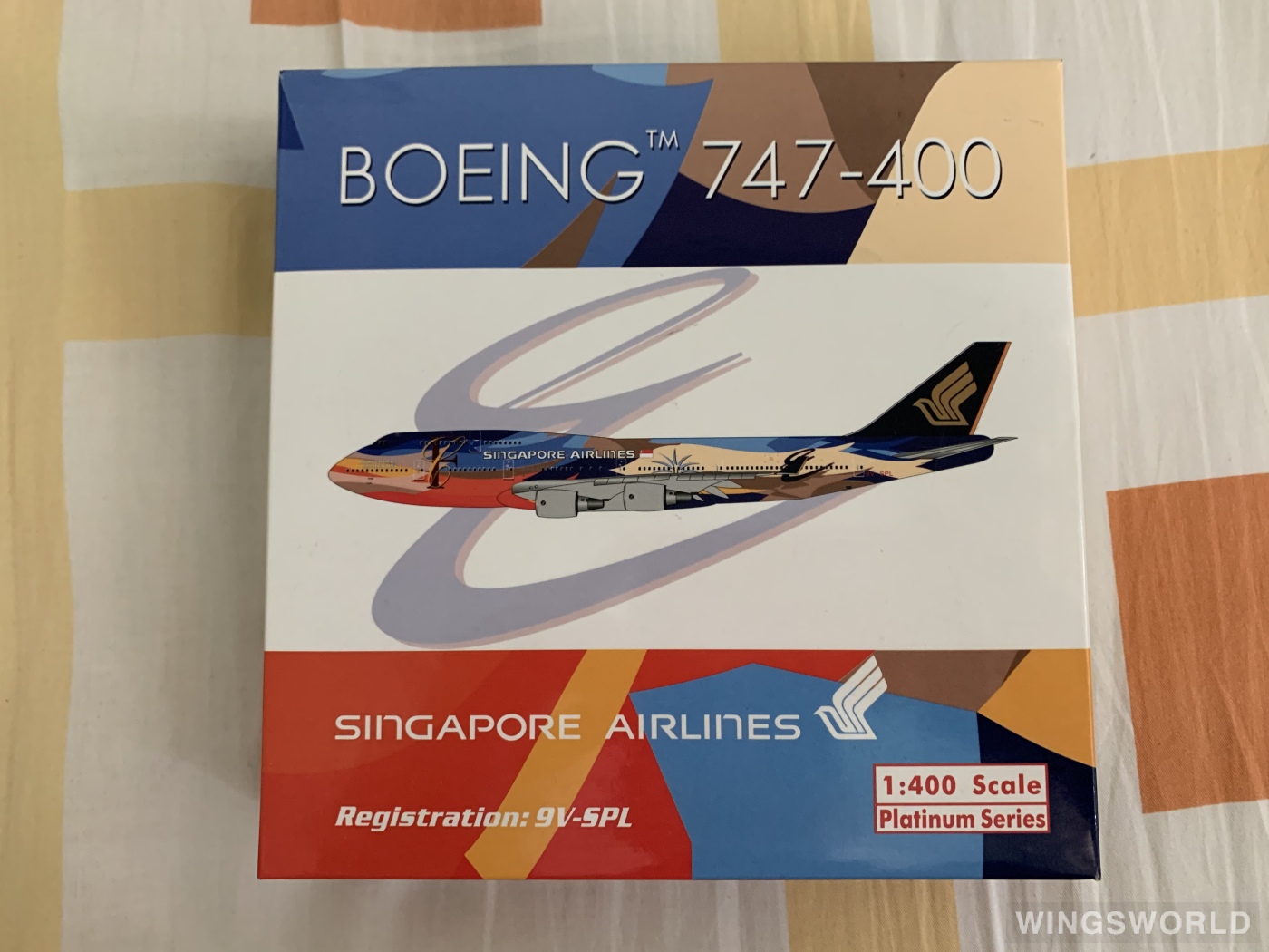 Phoenix 1:400 PH10703 Singapore Airlines 新加坡航空 Boeing 747-400 9V-SPL