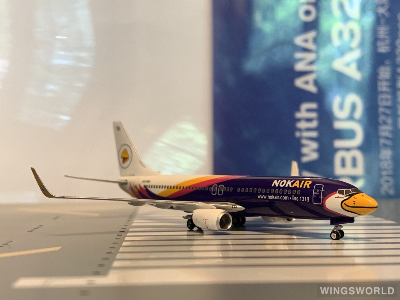 Phoenix 1:400 PH10779 Nok Air 皇雀航空 Boeing 737-800 HS-DBA