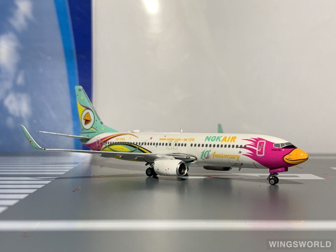 Phoenix 1:400 PH11238 Nok Air 皇雀航空 Boeing 737-800 HS-DBQ