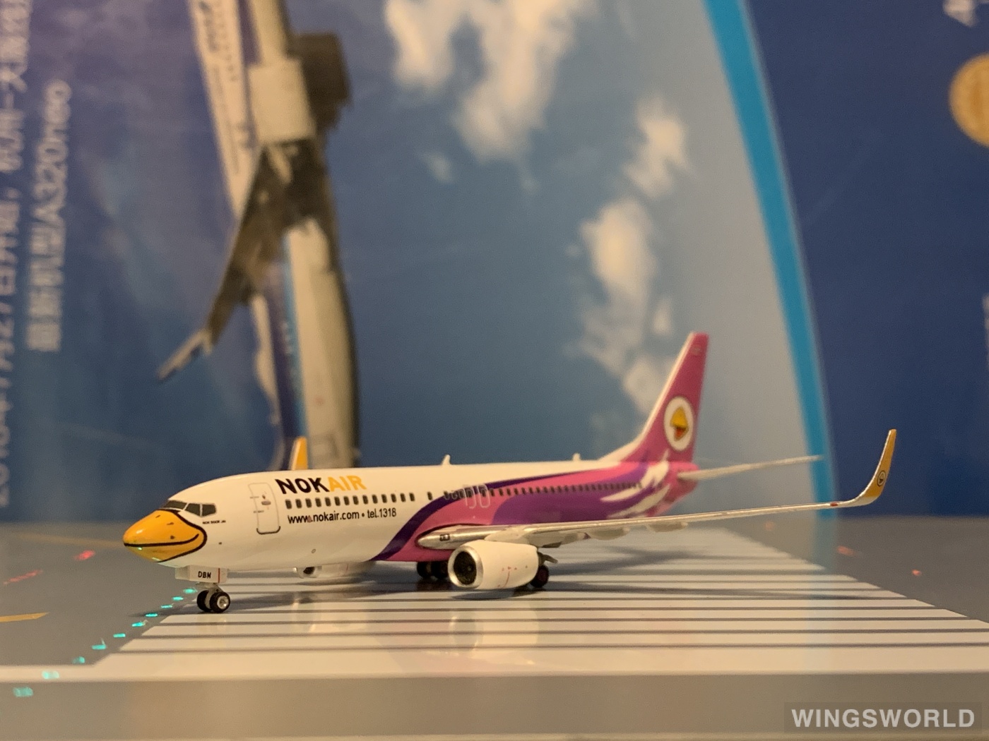 Phoenix 1:400 PH10926 Nok Air 皇雀航空 Boeing 737-800 HS-DBM