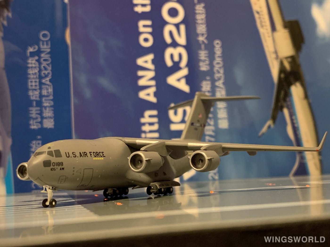 Geminijets 1:400 GMUSA055 USAF 美国空军 Boeing C-17 01-0188