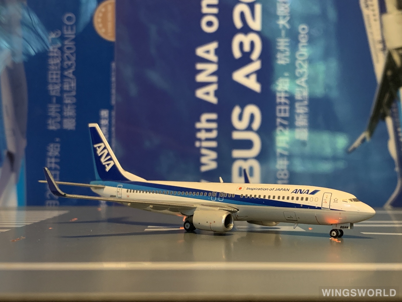 JC Wings 1:400 XX4694 ANA 全日空 Boeing 737-800 JA86AN