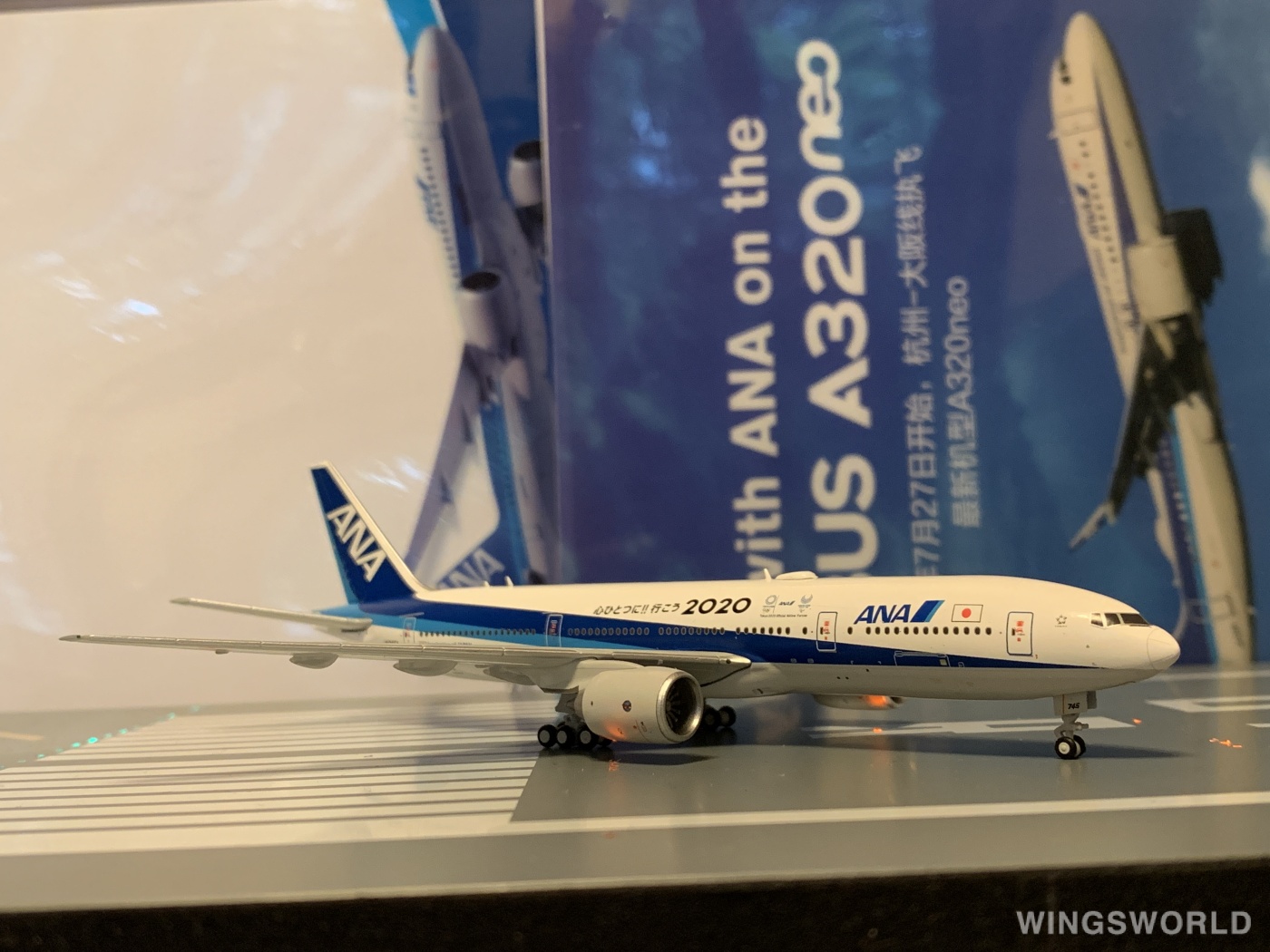 JC Wings 1:400 EW4772003 ANA 全日空 Boeing 777-200 JA745A