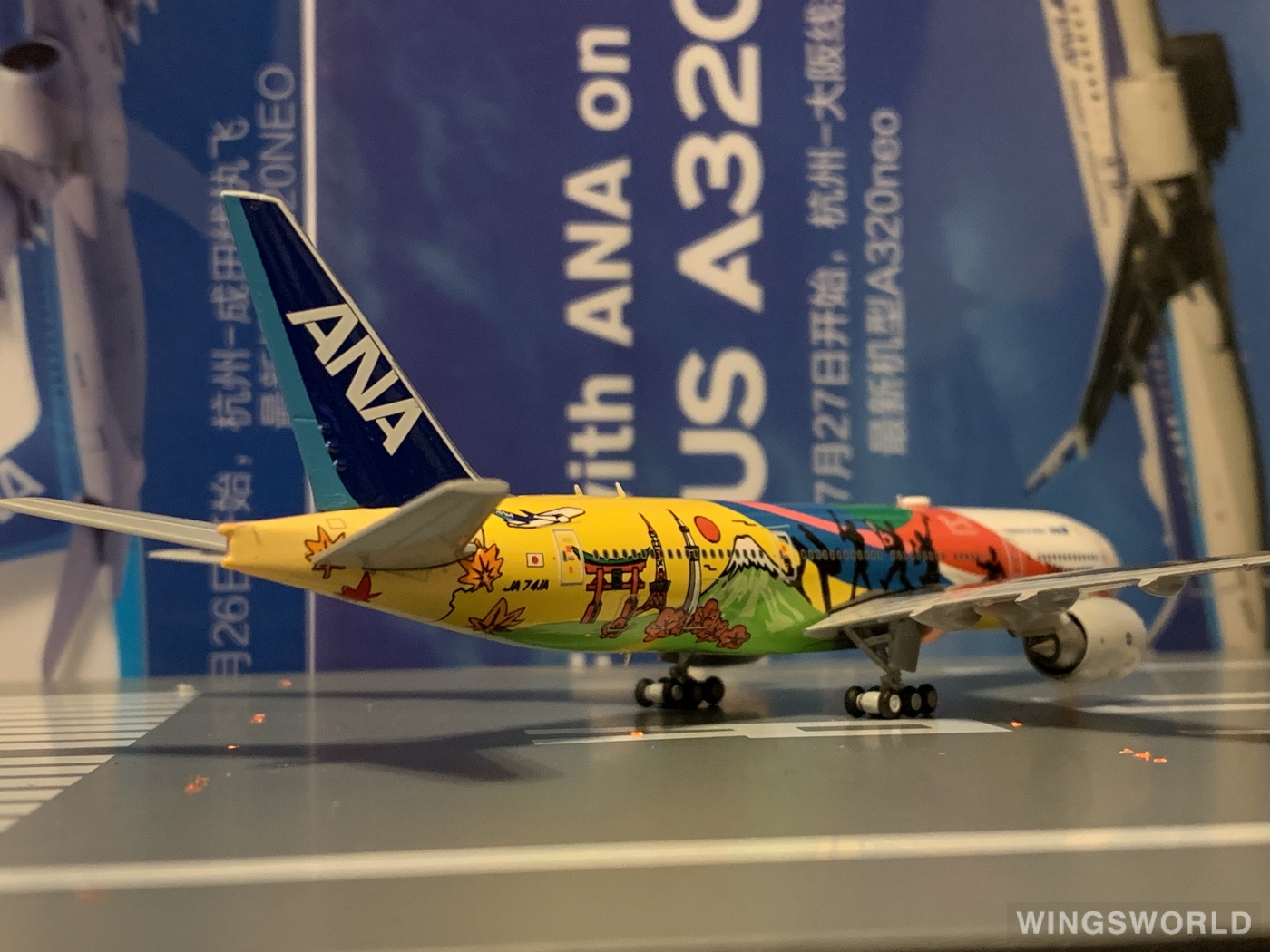 JC Wings 1:400 EW4772001 ANA 全日空 Boeing 777-200 JA741A