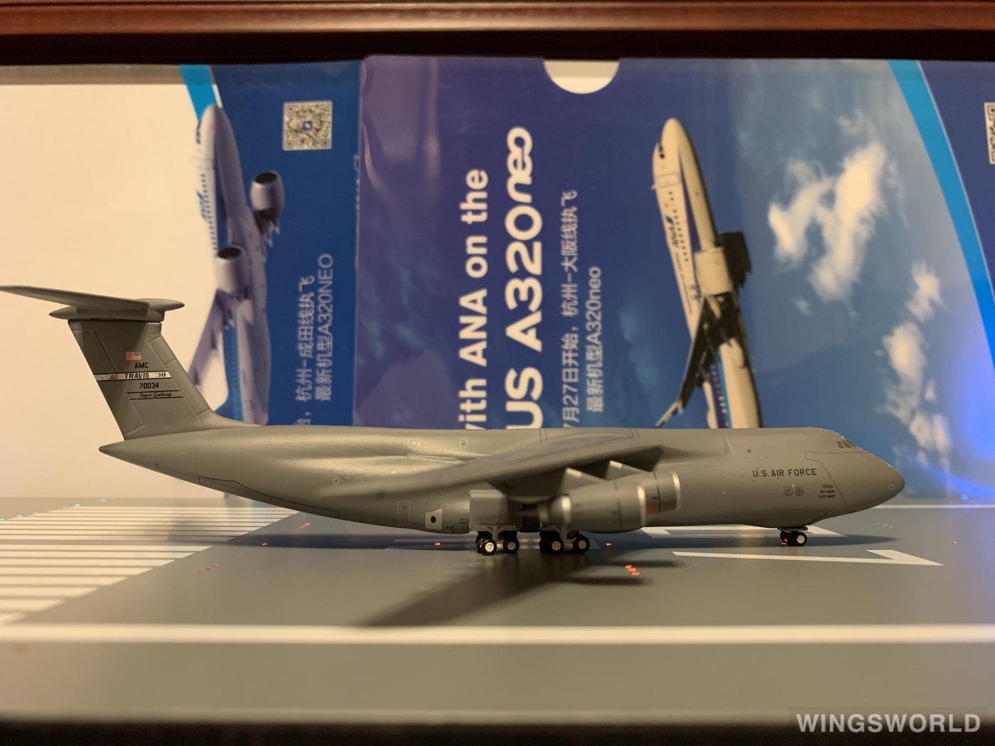 Geminijets 1:400 GMUSA073 USAF 美国空军 Lockheed C-5 87-0034
