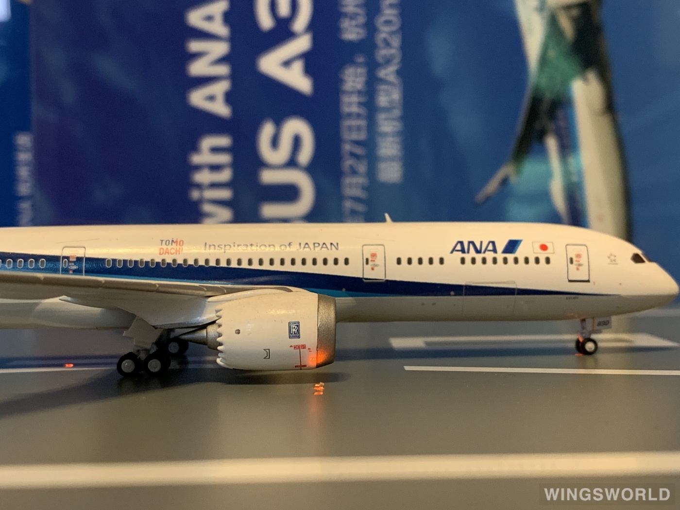 JC Wings 1:400 XX4697 ANA 全日空 Boeing 787-9 JA830A