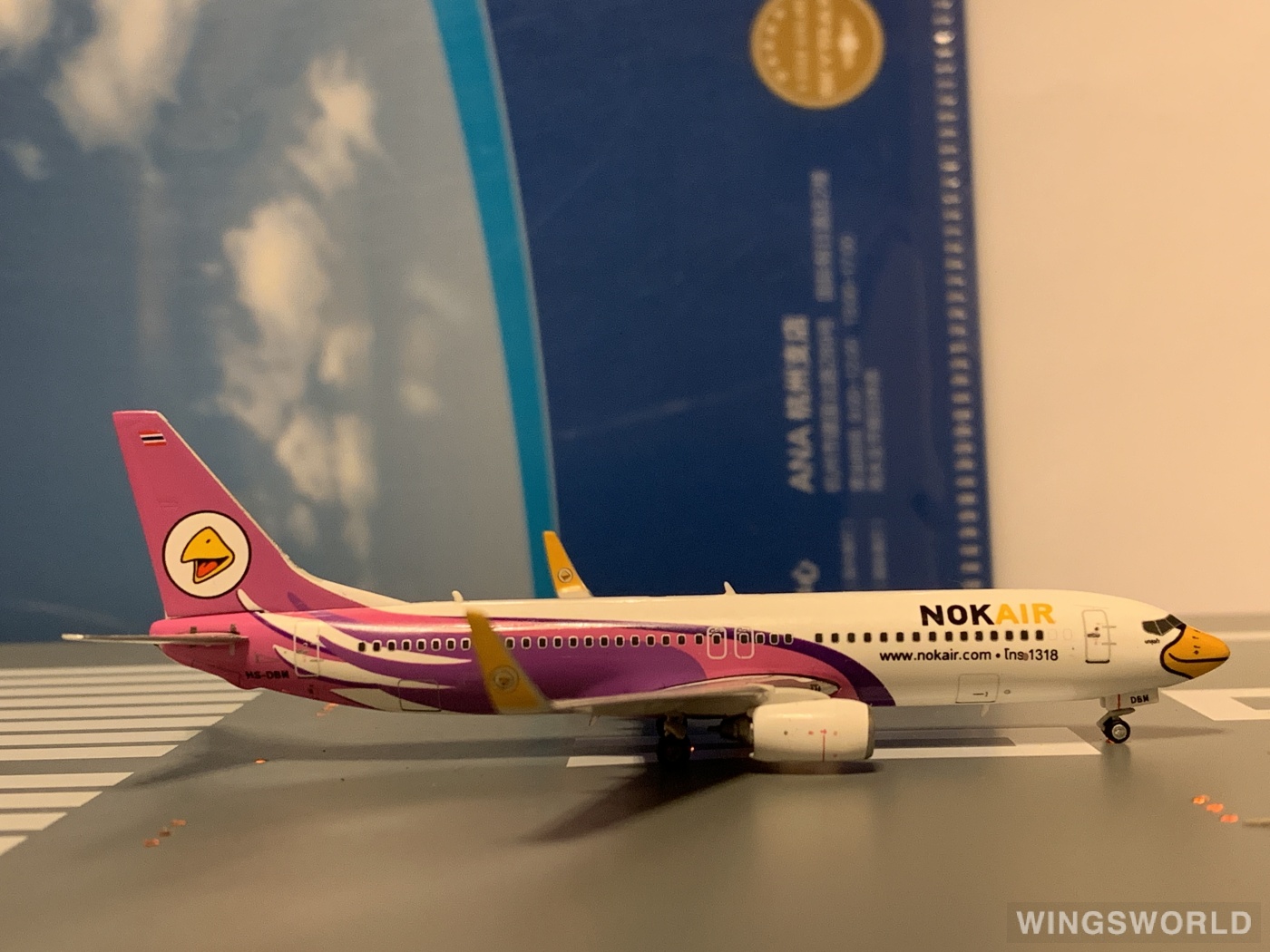 Phoenix 1:400 PH10926 Nok Air 皇雀航空 Boeing 737-800 HS-DBM