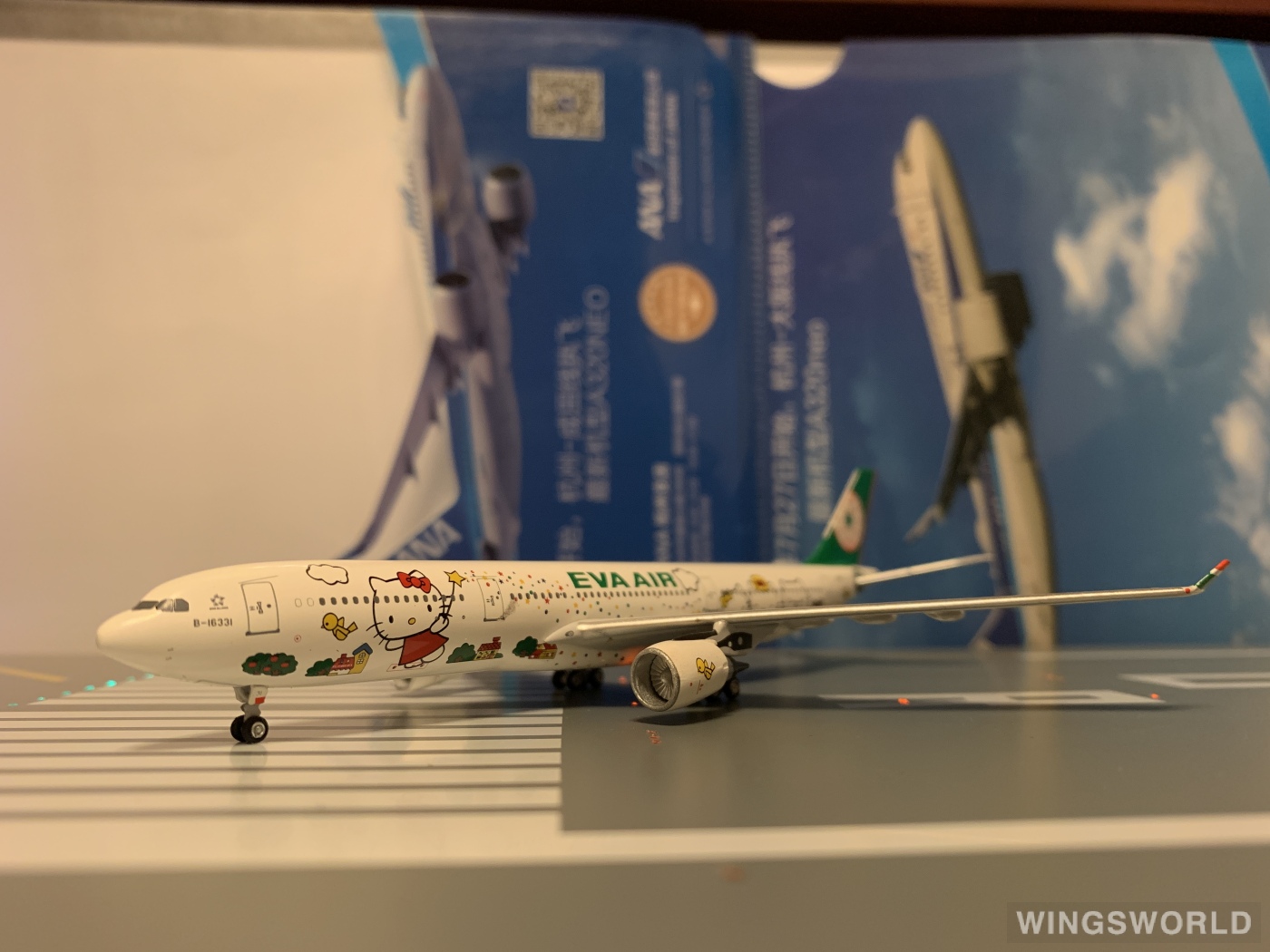 AeroClassics 1:400 AC4B16331 EVA Air 长荣航空 Airbus A330-300 B-16331