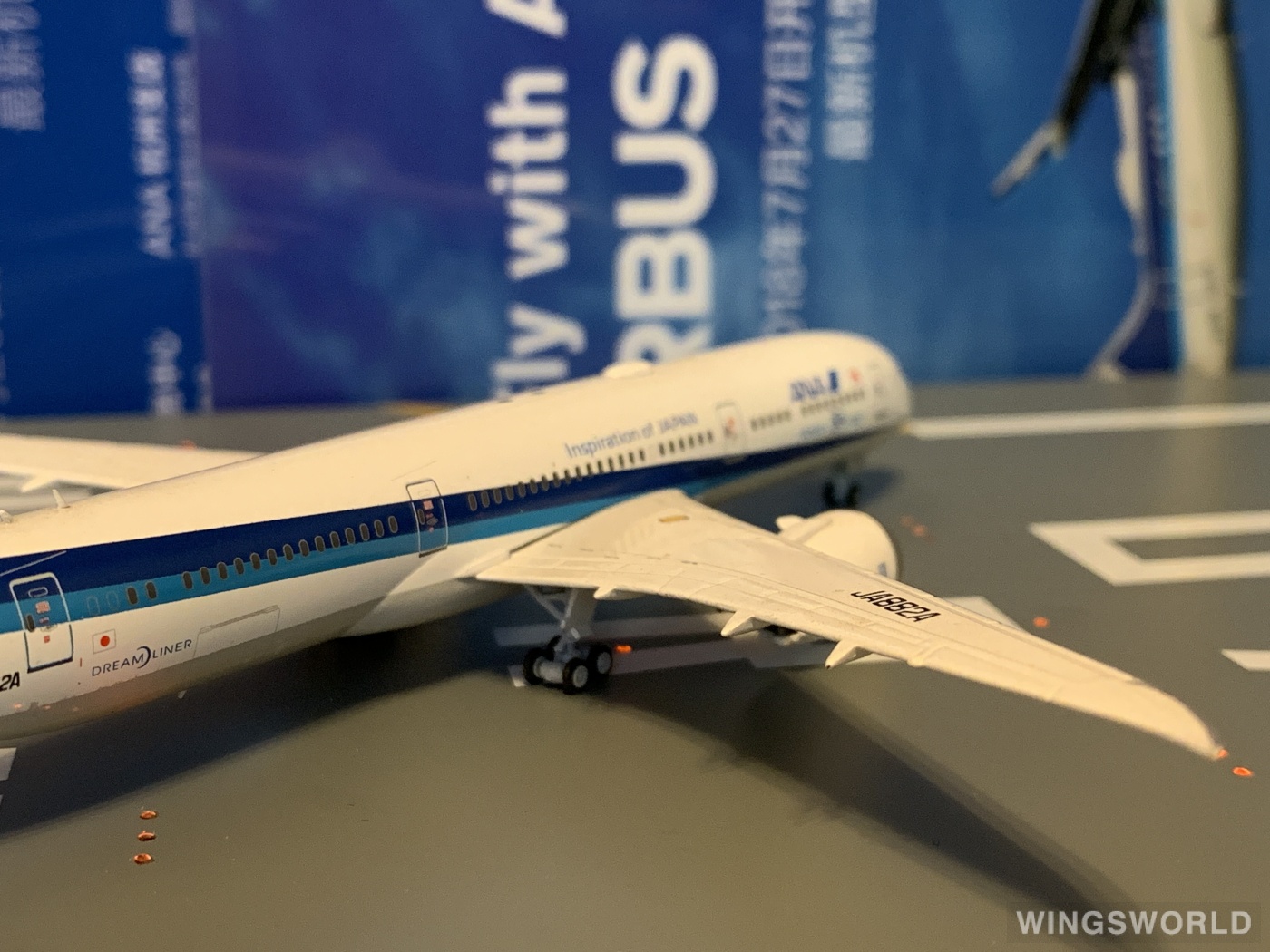 JC Wings 1:400 XX4696 ANA 全日空 Boeing 787-9 JA882A