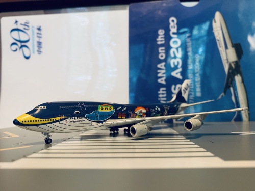 Hogan 1:400 Boeing 747-400 ANA 全日空NH40088 JA8963 Marine