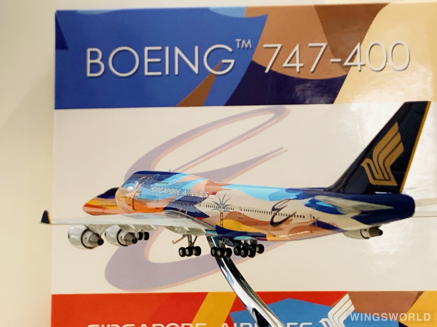 Phoenix 1:400 PH10703 Singapore Airlines 新加坡航空 Boeing 747-400 9V-SPL